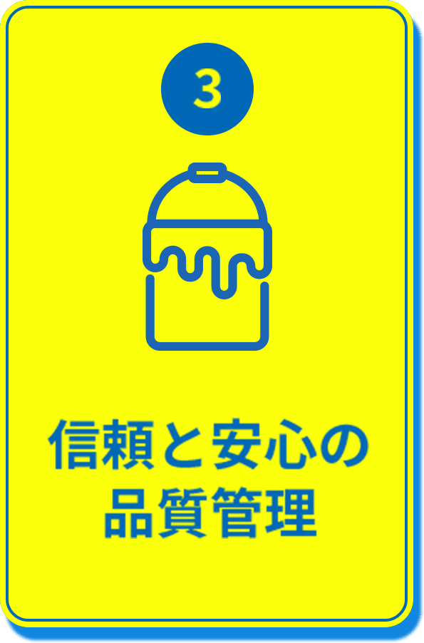 3.信頼と安心の品質管理